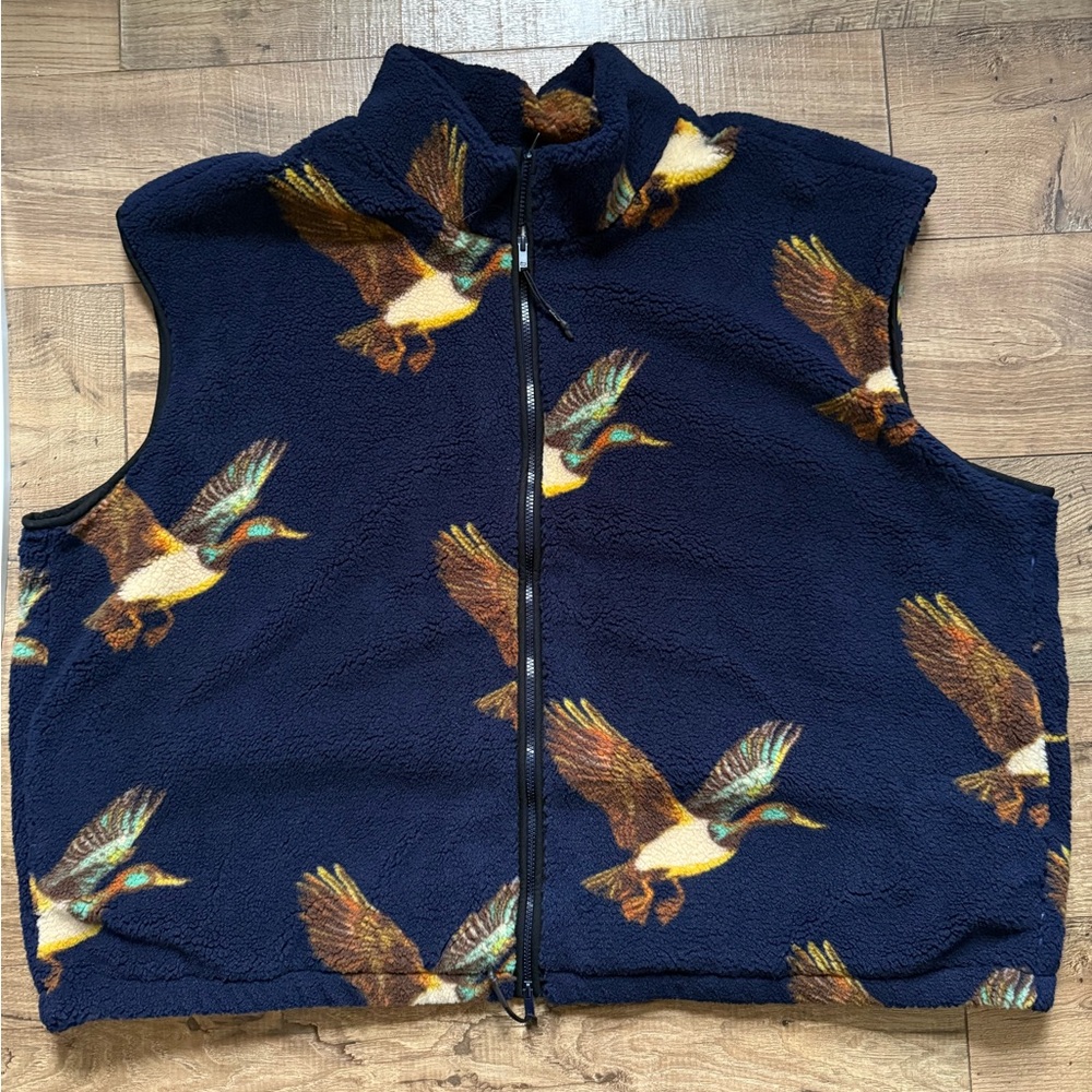 Woolrich x Target Duck Pattern Fleece Vest